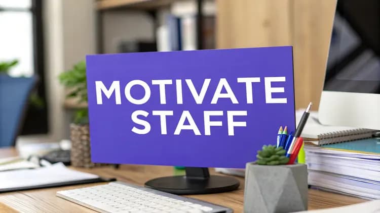 How to Motivate the Staff: A Strategic Guide for Modern Leaders